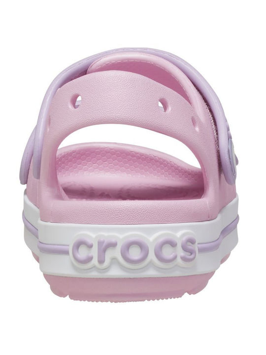 Crocs Crocband Παιδικά Παπουτσάκια Θαλάσσης Ροζ