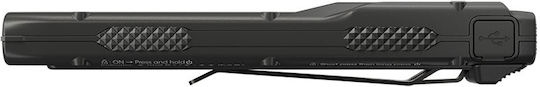 NiteCore Wiederaufladbar Taschenlampe LED mit maximaler Helligkeit 3000lm EDC25 Schwarz