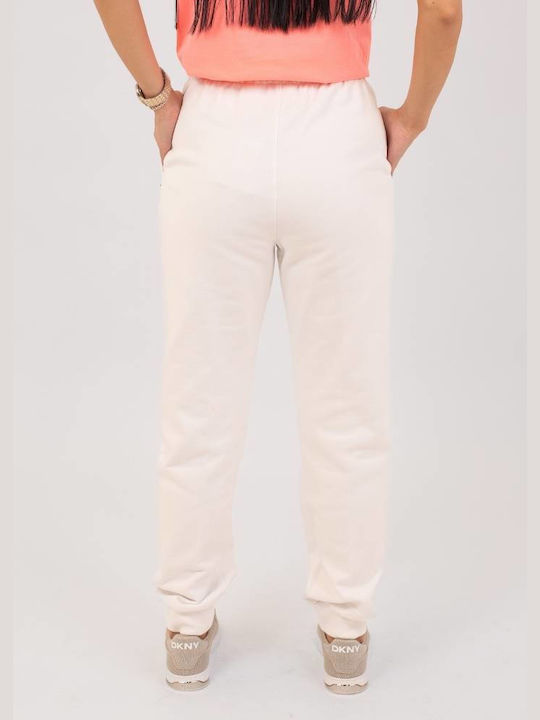 DKNY Pantaloni de trening pentru femei White