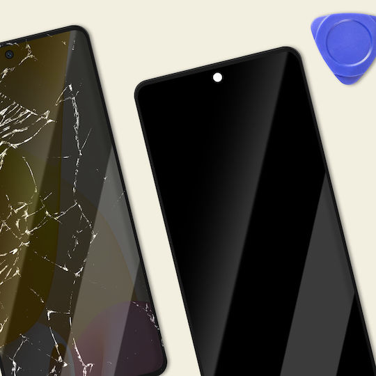 Clappio Full Face Tempered Glass Negru (Xiaomi 12 Lite)