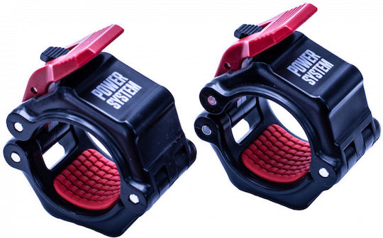 Power System Lock-Jaw Collar Set for Dumbbells/Barbells Ø50mm 2pcs