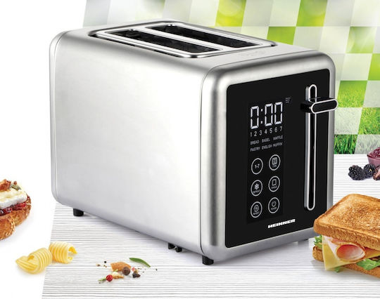 Heinner Φρυγανιέρα 2 Θέσεων 900W Inox