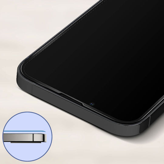 Akashi 2.5D 0.33mm Screen Protector Negru (iPhone 17e / 16e / 14 / 13 / 13 Pro)