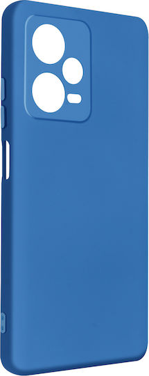 Case Redmi Note 12 Pro & Poco X5 Pro Semi-rigid Soft-touch Fast Cover Blue