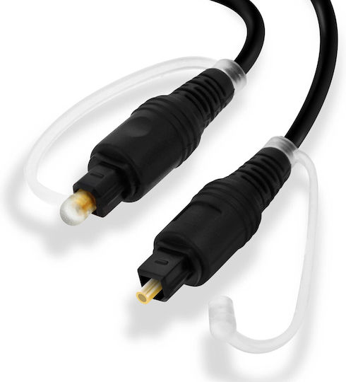LinQ Optical Audio Cable TOS male - TOS male Μαύρο 3m (F0-D30)
