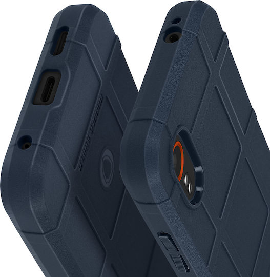 Калъф Avizar Galaxy Xcover 7 Shockproof Silicone Rugged Shield Series Тъмносин