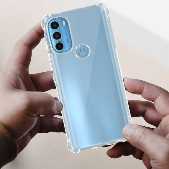 Комплект Motorola Moto G71 5G Силиконов Калъф Гъвкав Протектор за Екран Imak Черен