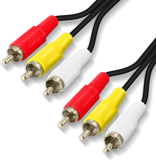LinQ Cable - 5m 3RCA-5M