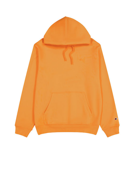 Champion Men's Sweatshirt with Hood Orange