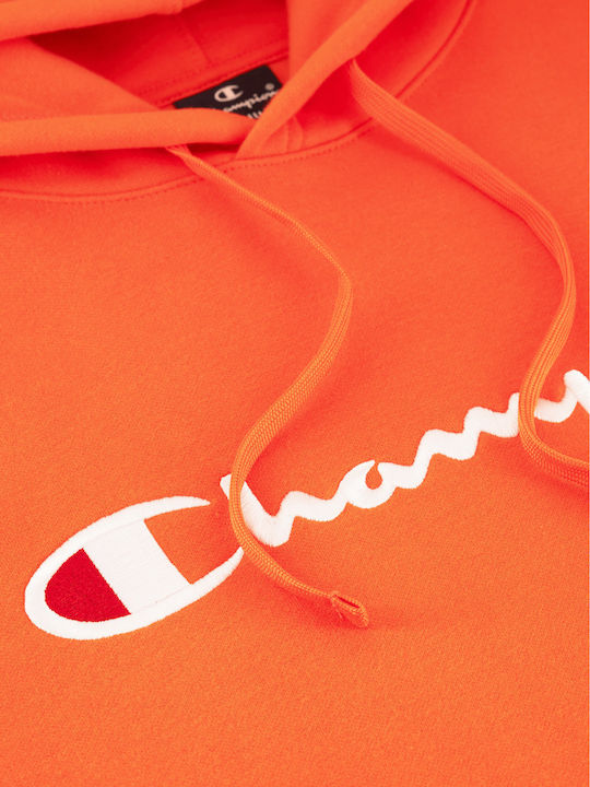 Φούτερ με Κουκούλα Orange
