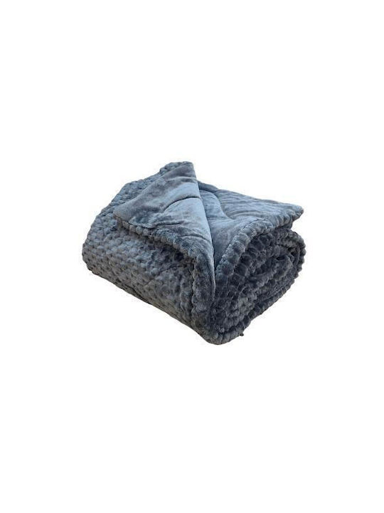 Linea Home Κουβερτοπάπλωμα Μονό 160x210εκ. Γκρί