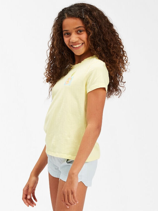 Billabong Kids T-shirt Yellow Sweet Paradise