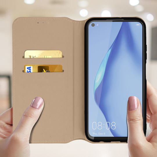 Classic Edition Stand Case Card Slot Huawei P40 Lite – Gold