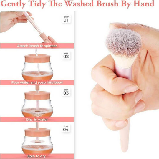 Makeup Brush Cleaning Container