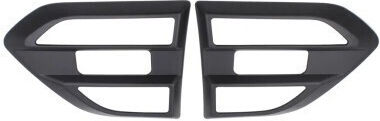 Satz von 2 schwarzen matten Kotflügel-Ornamenten für Ford Ranger T7 T8 2015-2022
