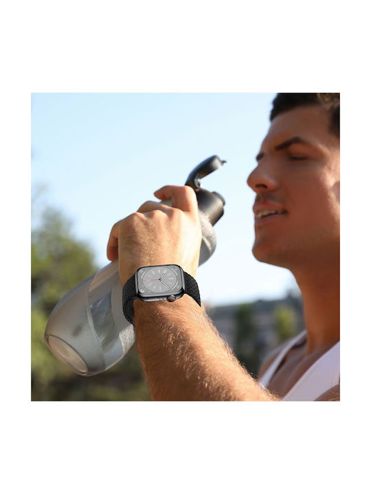 Tech-Protect Λουράκι Υφασμάτινο Natural Titanium (Apple Watch 40 / 41 / 42 MM)
