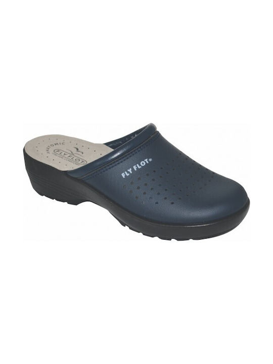 Fly Flot Z1010 Anatomisch Clogs Blau