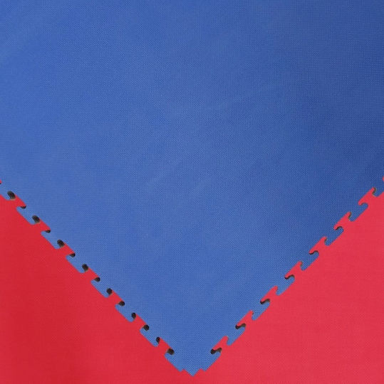 Olympus Sport Double Sided Red/Blue Puzzle Gym Mat 100x100x3cm 1 Piece