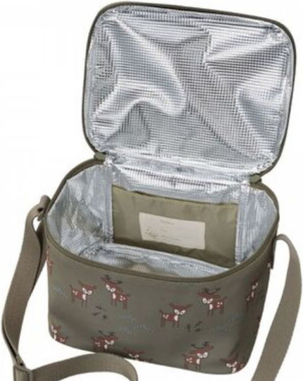 Τσαντακι Φαγητου Deer Olive 15*23*18εκ Fresk