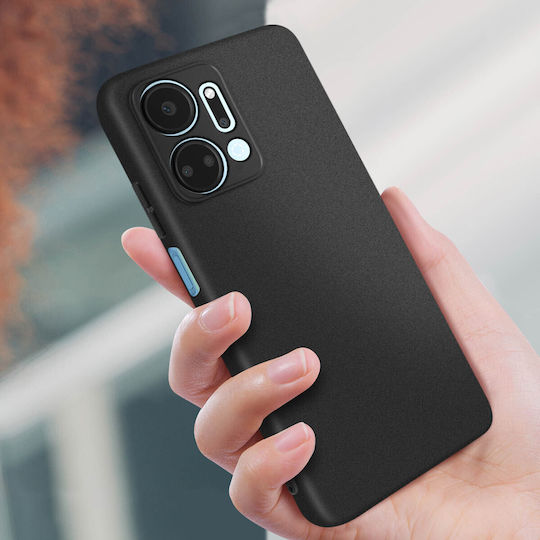 Hülle Honor X7a Fein Flexibles Gel Silikon Schwarz