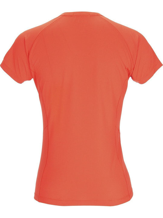 Damen T-Shirt Red Grapefruit