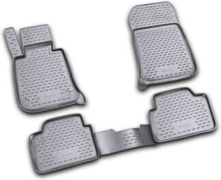 Novline Set Covorașe Față și Spate 4buc din Furtun pentru Renault Paisaj 2016+ Negre