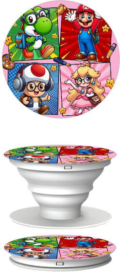 Koupakoupa Pop Socket Κινητού Back to the School Mario & Friends