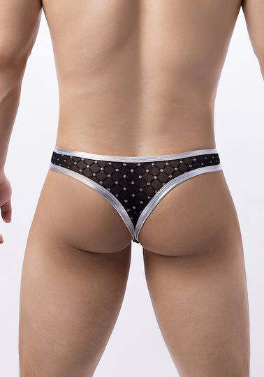 Comfort Ανδρικό Sexy String Μαύρο