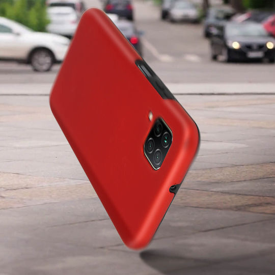 360° Case Huawei P40 Lite Flexible Front & Rigid Back – Red