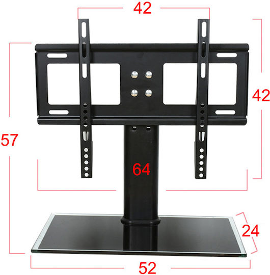 HT-007 Tabletop TV Mount up to 55" Black