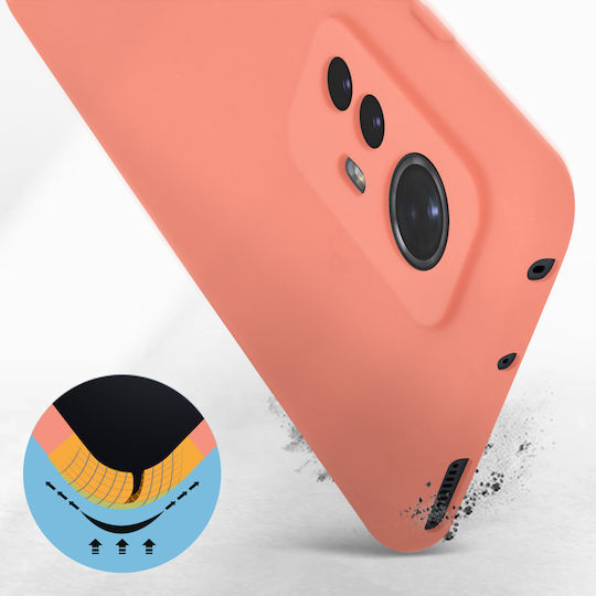 Case Xiaomi 12 Pro Silicone Semi-rigid Soft-touch Finish Pink