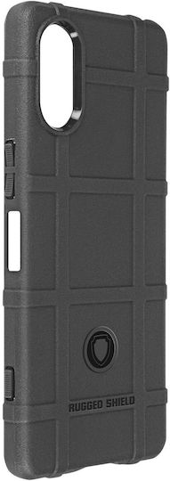 Case Sony Xperia 5 V Shockproof Silicone Rugged Shield 3d Pattern Black
