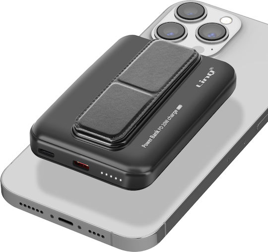LinQ BW8502 MagSafe Power Bank 5000mAh 20W Μαύρο