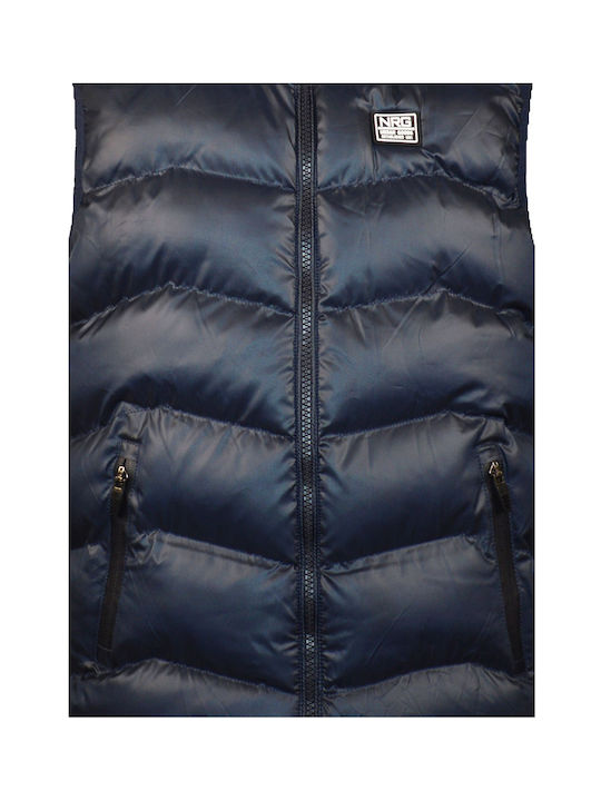 Energiers Kids Quilted Jacket Sleeveless Short anthracite