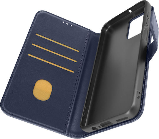 Hülle Motorola Moto G5 Wallet Support Binfen Serie Farbe Mitternachtsblau