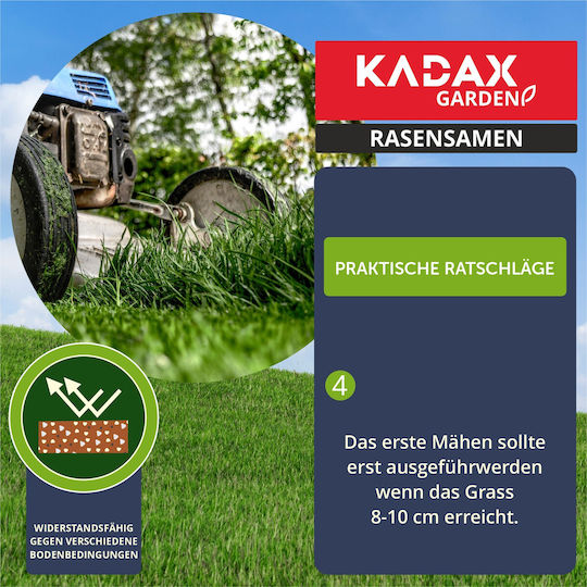 Kadax Universeller Rasen Selbstverdichtender Rasen 15 kg