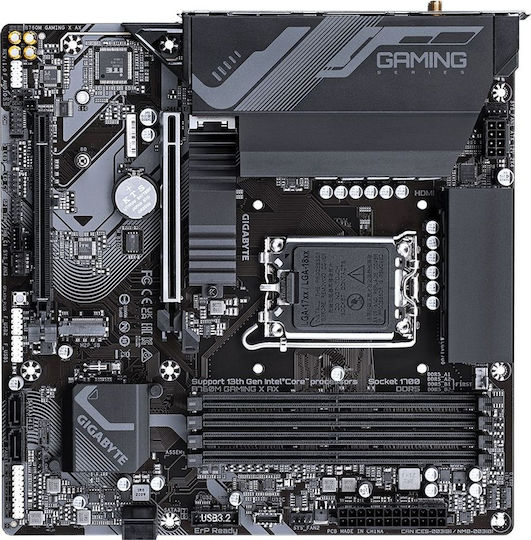 Gigabyte B650M Gaming X AX rev. 1.x Wi-Fi Motherboard Micro ATX με AMD AM5 Socket