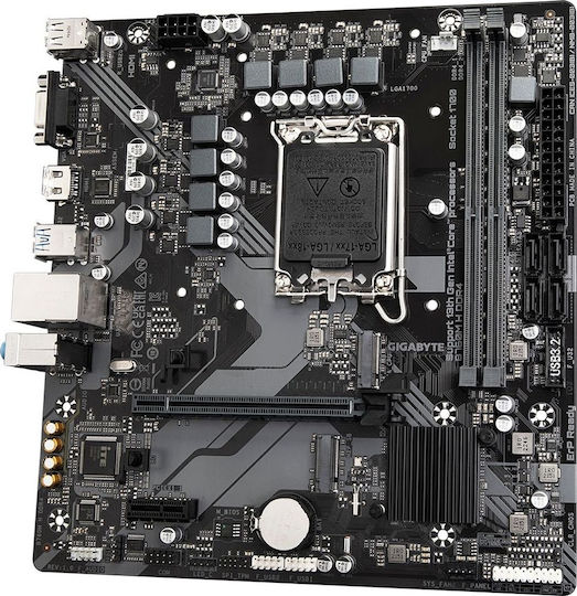 Gigabyte B760M H DDR4 rev. 1.0 Motherboard Micro ATX με Intel 1700 Socket