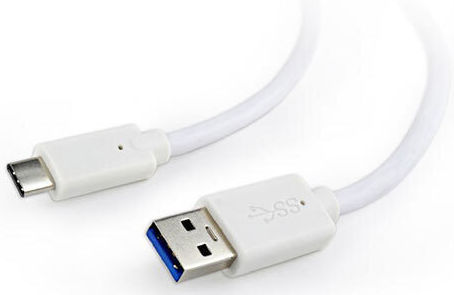 Cablexpert USB 3.0 Cable USB-C male - USB-A 36W Λευκό 0.1m CCP-USB3-AMCM-W-0.1M
