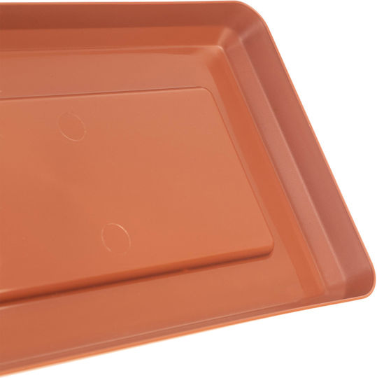Kadax Πιάτο Γλάστρας Πλαστικό Terracotta 33877
