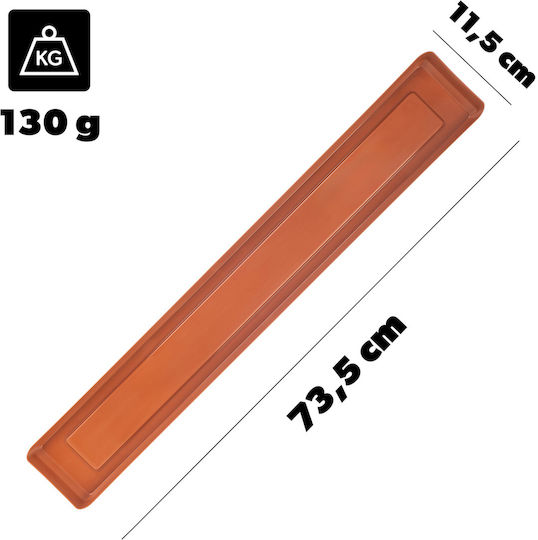 Kadax Πιάτο Γλάστρας Πλαστικό Terracotta 33877