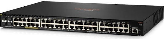 HP Aruba 2930F Managed L3 PoE+ Switch with 48 Gigabit (1Gbps) Ethernet Ports and 4 SFP Ports