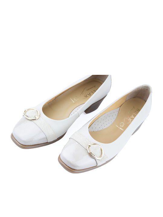 Relax Anatomic Anatomic Leather White Heels