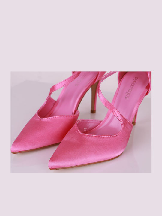 Pumps mit Riemchen Rosa