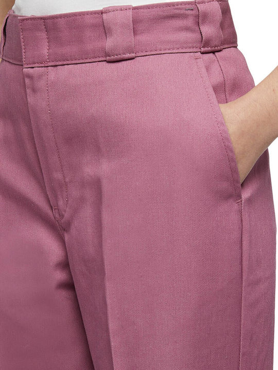Women's Fabric Trousers Mellow Mauve