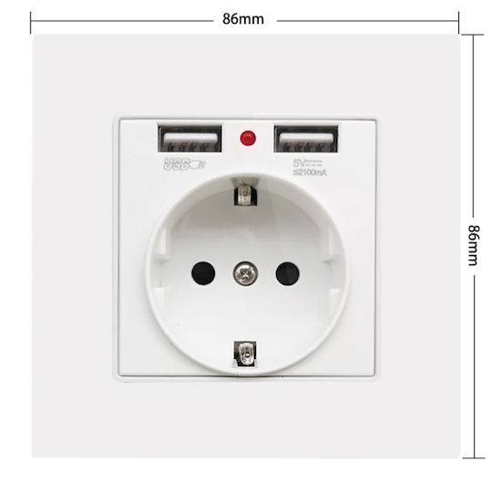 Wall Socket Spy Camera Iuni Pr1 16gb Wi-fi Full Hd Motion Sensor