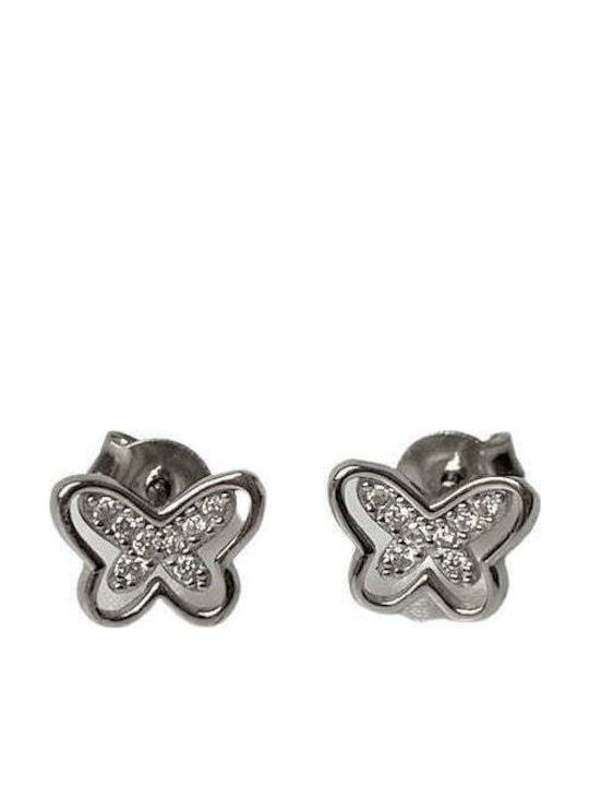 925 Silver Butterfly Earrings
