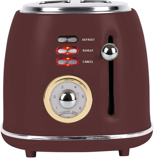 Berlinger Haus Leonardo Φρυγανιέρα 2 Θέσεων 850W Καφέ