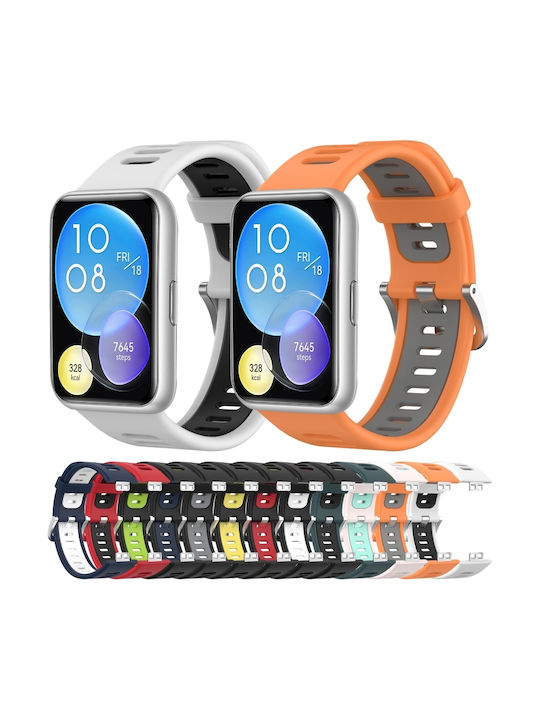 Armband Silikon Schwarz (Huawei Watch Fit)