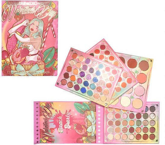 Kevinandcoco Eyeshadow Palette 117 Colors 4 Layers Rotating Includes Highlighter Blush Rectangular 112g 20.8 X 15.5 X 2.1 Cm Multicolor